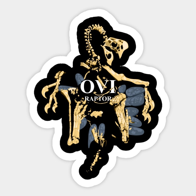 An Oviraptor's Love Sticker by NikSwiftDraws